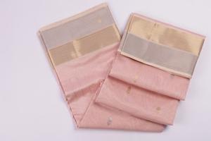 Sari Taraj Phool à double bordure pour femmes |   Sari ethnique à motif floral traditionnel avec une finition élégante, vêtements de fête, occasions spéciales - Product Image 3