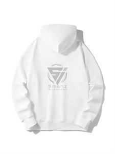 Vente en gros de sweat-shirts personnalisés pour hommes, avec logo, en molleton 100% coton biologique épais, avec poche, anti-boulochage, respirant, haute qualité, sans cordon - Product Image 4