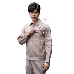 ชุดทำงานออกแบบพิเศษสำหรับคนไซส์ใหญ่ เสื้อผ้าทำงานสีน้ำเงินดำ ชุดยูนิฟอร์มสำหรับคนงานก่อสร้าง พร้อมสำหรับคนงานอุตสาหกรรมน้ำมันและก๊าซ - Product Image 1