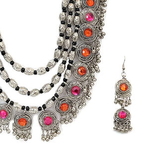 Conjuntos de joyería afgana hecha a mano superventas diseño de lujo personalizado Vintage para bodas conjuntos de joyería personalizados al por mayor - Product Image 3