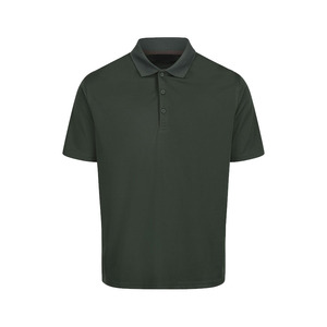 Polo básico de algodón verde profundo para hombre hecho en fábrica a la venta Polo al por mayor para hombre a precios razonables - Product Image 4