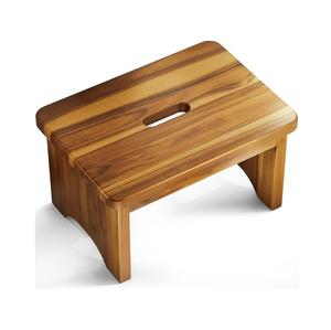 Taburete Minimalista de Madera Maciza con Estilo Moderno y Elegante, Ideal para Estantes de Baño, Ayudante de Cocina y Uso en el Dormitorio - Product Image 6