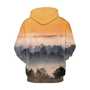 เสื้อฮู้ดพิมพ์ลาย3D สำหรับผู้ชายดีไซน์ใหม่บนหน้าอกดีไซน์ใหม่น้ำหนักเบาพิมพ์ลาย3D โลโก้ตามสั่ง - Product Image 2