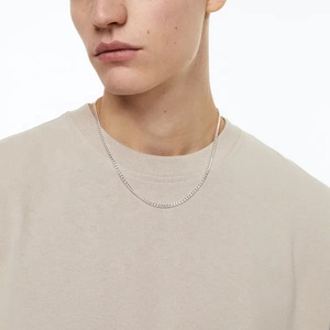 T-shirt d'été à manches courtes pour hommes, 100% coton, doux, personnalisé, respirant, impression de logo personnalisé - Product Image 2