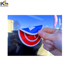 Custom UV-Proof Waterproof Removable Adhesive Sticker For Use Glassy <b>Window</b> Custom Round Static Cling <b>Window</b> Sticker - Product Image 2