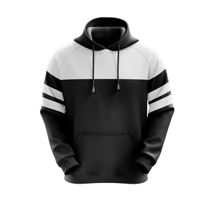 Pull à capuche en polaire à double panneau pour hommes Streetwear de haute qualité Logo personnalisable confortable Couleur unie imprimée XS - Product Image 4