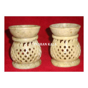 เตาน้ำมันหอมระเหยแบบแกะสลักจากสบู่ธรรมชาติบริสุทธิ์สำหรับตกแต่งบ้านและวันขอบคุณพระเจ้าผู้ผลิตและผู้จัดจำหน่ายในราคาที่ดีที่สุด - Product Image 1