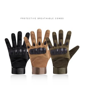 Guantes de moto con logotipo personalizado Anti impacto Motocross Guantes de moto de dedo completo para hombres Guantes tácticos de calidad al aire libre - Product Image 5