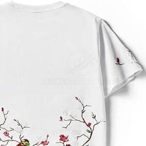 Camisa bordada de algodón 100% para hombre con manga corta ligera y antiarrugas para Uniformes/ropa de trabajo - Product Image 6