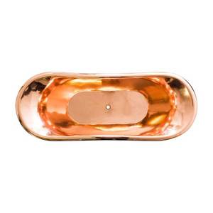 Baignoire en cuivre de luxe de haute qualité à l'extérieur Fabricant et exportateur de l'Inde pour la salle de bain - Product Image 2