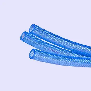 Reinforced PVC Hose Easy To Fit Coupling High Tensile Strength Synthetic Yarn Smooth PVC Reinforced Hose Malaysia