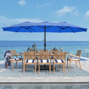 Sombrilla de doble cara para Patio, sombrilla de doble cara para exteriores, 15 pies - Product Image 4