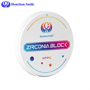 HTPC Dental <span class=keywords><strong>Zirconia</strong></span> kosong 98 95 AG sistem terbuka Cadcam kekuatan tinggi gigi <span class=keywords><strong>Zirconia</strong></span> keramik blok - Product Image 2