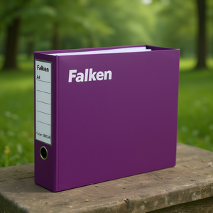 Falken Fastener <b>A4</b> Purple Cardboard <b>File</b> <b>Folder</b>-26001248 - Product Image 3