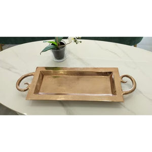 Plateau de service en argent de la meilleure qualité décor de mariages vaisselle de table plateau de service sucré au chocolat pour les fêtes d'anniversaire et autres événements - Product Image 2