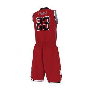 Logotipo del equipo personalizado GUANTES Uniforme de baloncesto de la ciudad para los hombres Camisa de sublimación de diseño libre Transpirable Tallas grandes Ropa deportiva lisa - Product Image 4