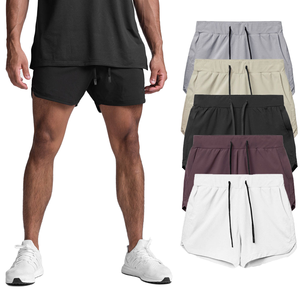 Pantalones cortos deportivos para correr de alta calidad para hombres americanos con malla y características transpirables Pantalones cortos con logotipo personalizado para hombres - Product Image 6