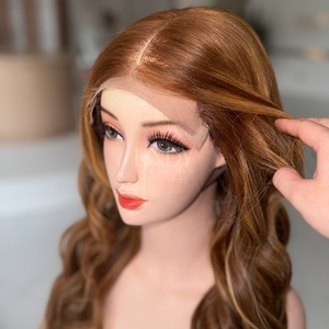 Peluca de encaje frontal de alta calidad de un solo donante para mujeres negras de 100% cabello humano vietnamita cabello humano real - Product Image 5