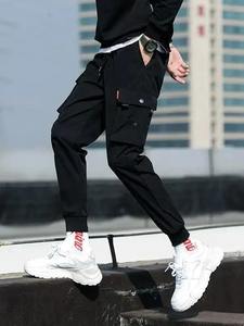 Pantalones Cargo Holgados Vintage para Hombre, Talla XL, Impermeables, Casuales, Deportivos, para Correr, de Pierna Ancha, Diseño Plano, de Invierno, Tipo Paracaídas, 100% Algodón - Product Image 2