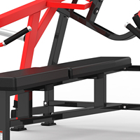 Machine de musculation horizontale pour presse à banc, équipement d'entraînement pour pectoraux, pour salle de sport RS-1007