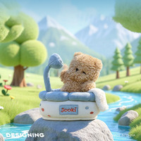 Jouets en peluche personnalisés en gros, adorables animaux en peluche éléphant pour le bain moussant, cadeaux pour enfants