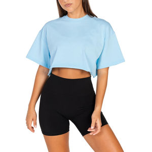 Lo último en camisetas cortas ajustadas sin mangas para mujer con diseño impreso digital, camisetas recortadas para mujer con muestra gratis a la venta en MOQ bajo - Product Image 2