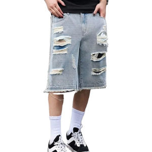 Pantalones cortos de mezclilla para hombre, de apariencia informal a de Festival, se adapta a las tendencias y marcas, las mejores formas de estilizar pantalones cortos de mezclilla para hombre en 2025 - Product Image 1