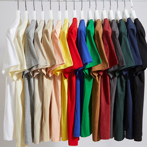 เสื้อยืดฮิปฮอปทรงหลวมเปิดไหล่ผ้าฝ้ายแบบสตรีทแวร์ผ้า100% GSM 180โลโก้ออกแบบได้ตามต้องการ - Product Image 1