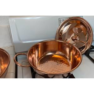 Cazuela de olla hecha a mano de lujo con tapa, Decoración de mesa moderna, calentador de alimentos, olla caliente o cazuela, servidor de alimentos para Cocina - Product Image 2