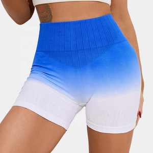Pantalones cortos de entrenamiento de gimnasio para mujer de cintura alta de nuevo diseño - Product Image 6