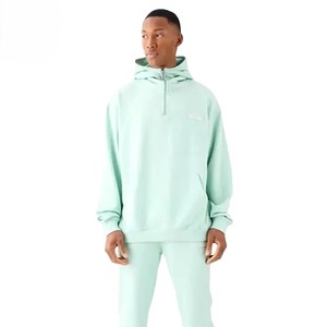 Survêtements unisexes de haute qualité, respirants, 100% coton, avec logo personnalisable, taille plus, sweat-shirt et pantalon de survêtement pour hommes - Product Image 3