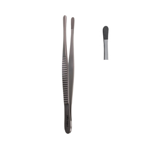 Pinzas de Apósito Médico BROPHY Premium de Venta Directa de Fábrica, 1x2 Dientes (Curvas y Dentadas), 20 cm, 8 Pulgadas, Acero Inoxidable, Manual, CE - Product Image 4