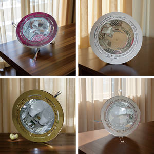 Lámpara Empotrable WARBA con Doble Casquillo E27, Acero Inoxidable y Aluminio, Luz Blanca Cálida 4000K, 3000K, 12W, 7W, 5W, COB Fluorescente, para Sala de Estar - Product Image 1