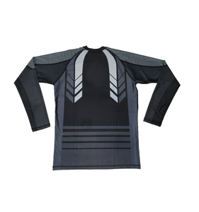 Chemise à manches courtes imprimée par sublimation Rash Guard pour hommes chemises de compression à séchage rapide pour hommes chemise de gymnastique Bjj Mma Rash Guard 2025 - Product Image 2