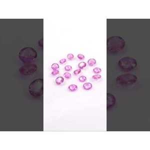 Natural Pink Sapphire Loose Gemstone 1ct Calibrated Rose Cut <b>Rounds</b> 3mm 4mm Various Including Brilliant Oval <b>Cushion</b> Pear Cut - Product Image 3