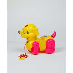 Jouet d'éléphant paresseux en plastique musical à tirer, ensemble géant ludique pour enfants - Product Image 1