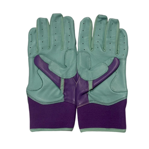 Guantes de bateo de béisbol hechos a medida Guantes de entrenamiento de bateo de béisbol de cuero genuino de la mejor calidad - Product Image 2