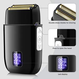 Juego de Cortapelos Profesional para Hombre, Afeitadora Eléctrica Recargable, Recortadora, Kit de Barbería de 3 Piezas, Instrucciones en Francés - Product Image 2