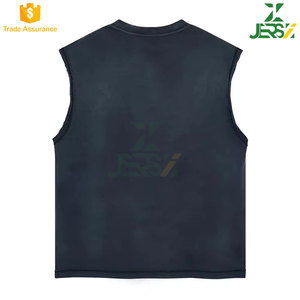 Men's 100% Cotton Vintage Tank Tops Heavy Washed Loose Fit <b>Cut</b> <b>Offs</b> Breathable Sleeveless Casual Summer Tops with Raw Edges - Product Image 5