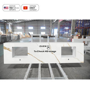 Dalles de quartz artificiel NV884 Jumbo, résistantes aux rayures, pour projets résidentiels, appartements, plans de travail, comptoirs - Product Image 5