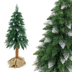 Venta al por mayor 2025 colección exclusiva árbol natural pino blanco PVC árbol de Navidad artificial 1,2 m 1,8 m de pie Navidad popular - Product Image 2
