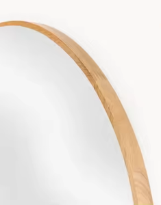 Kingwin Customized Round Wood <b>Mirror</b> New Design <b>Mirror</b> <b>Framed</b> European Style Wall <b>Mirror</b> by crescent crafts - Product Image 1