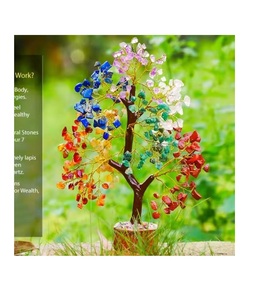 ต้นไม้พลอยจักระเจ็ดต้นดีไซน์ไม่เหมือนใครสำหรับการรักษาด้วยมือเพื่อพลังงานเชิงบวกและความโชคดี - Product Image 1