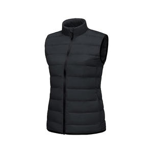 Gilet matelassé d'hiver décontracté en toile respirante pour homme, sans manches, à capuche, zippé, coupe courte, anti-plis, multi-usages, vente en gros - Product Image 5