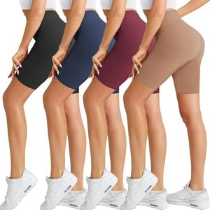 Short de sport pour femme Short d'entraînement taille haute à séchage rapide avec poches Logo personnalisé Gym Yoga Fitness Wear Shorts pour femmes - Product Image 3