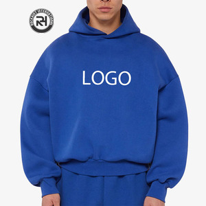 Sudadera con capucha de invierno personalizada para hombre con logotipo de forro polar de algodón transpirable ecológico para ropa de calle deportiva informal al por mayor - Product Image 1
