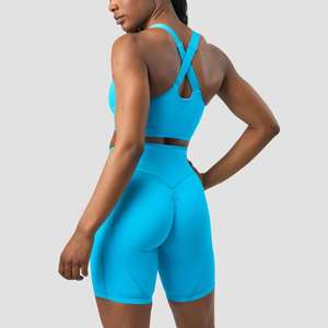 Conjunto Deportivo de Yoga de Seis Piezas para Mujer, sin Costuras, con Logotipo Personalizado OEM, Transpirable, para Gimnasio, Fitness, Entrenamiento, Running, con Leggings - Product Image 2