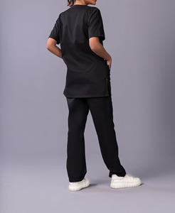 Custom Summer Scrubs Uniform Sets <b>Nurse</b> Fashionable Hospital Joggers Unisex Medical Spandex Short Sleeve Breathable Comfortable - Product Image 4