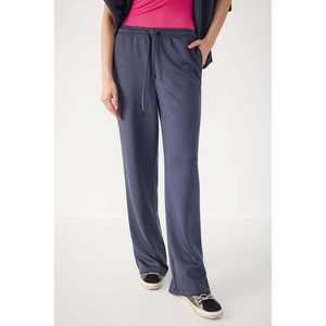 Pantalon pour femme en viscose/polyester à coupe décontractée avec taille à cordon - Product Image 2