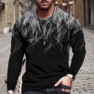 100% Organic Cotton Unisex Breathable Eco-Friendly Anti-Wrinkle Digital Print Custom Logo T-<b>Shirt</b> Streetwear Plus Size <b>Waffle</b> - Product Image 2